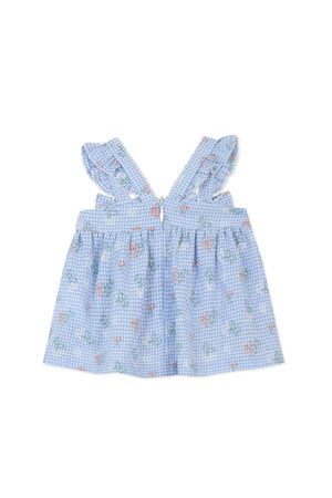 Camicietta in cotone blu a quadri TARTINE ET CHOCOLAT KIDS | TY1202142